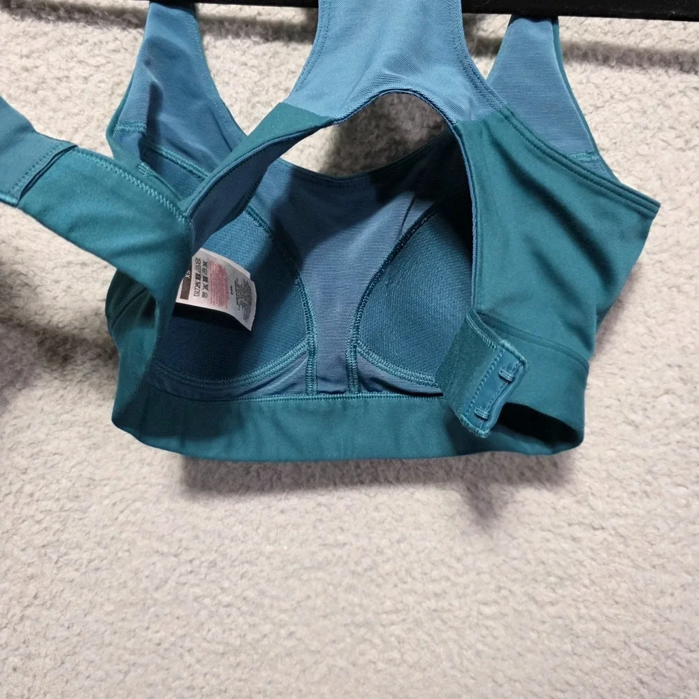 Gymshark Women's‎ Sports Bra Size XS Extra Small Adjustable Teal Green Blue